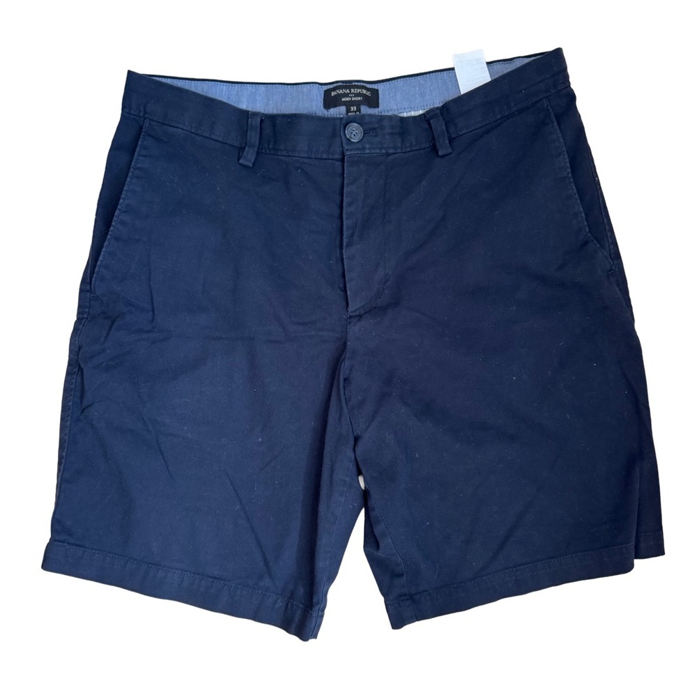 Banana Republic Men Aiden Short in True Navy Sz. 33